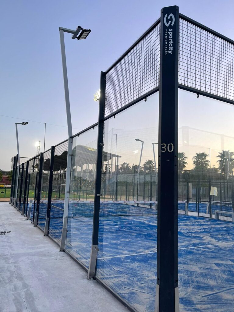 entretien d'un terrain de padel 