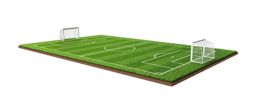 terrain de foot en gazon synthétique 