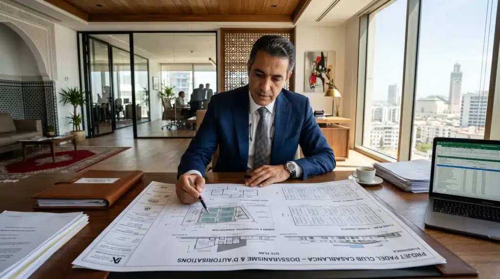 Autorisations pour construire un terrain de padel au Maroc