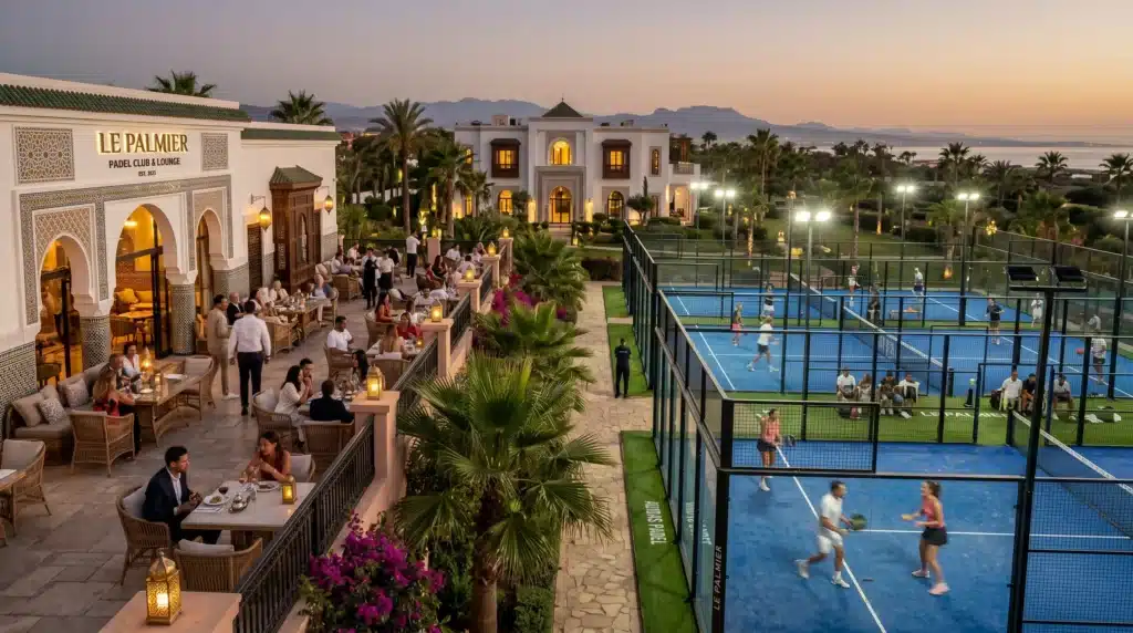 Club de padel premium conçu pour une exploitation rentable et durable.
