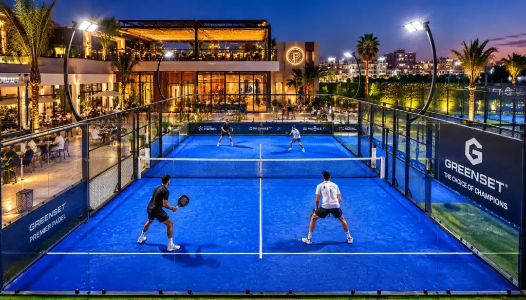 Expérience de jeu sur terrain Greenset padel