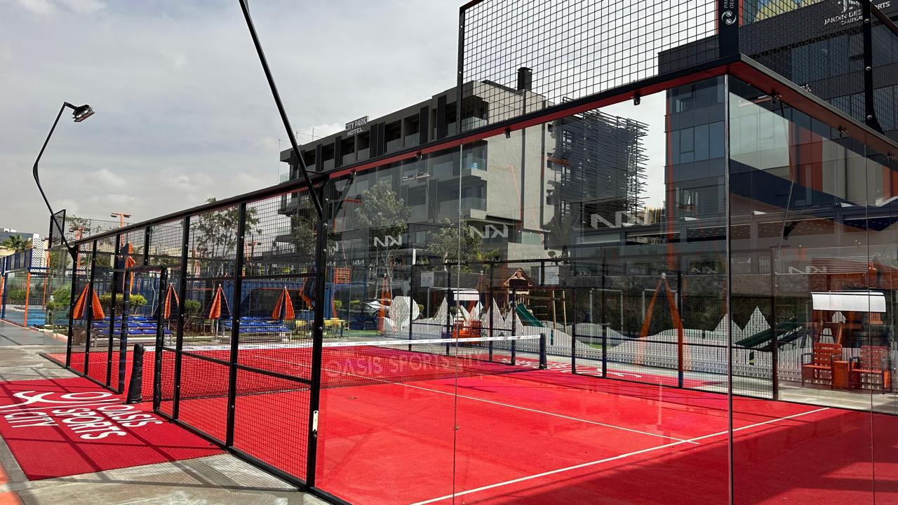 entretien d'un terrain de padel