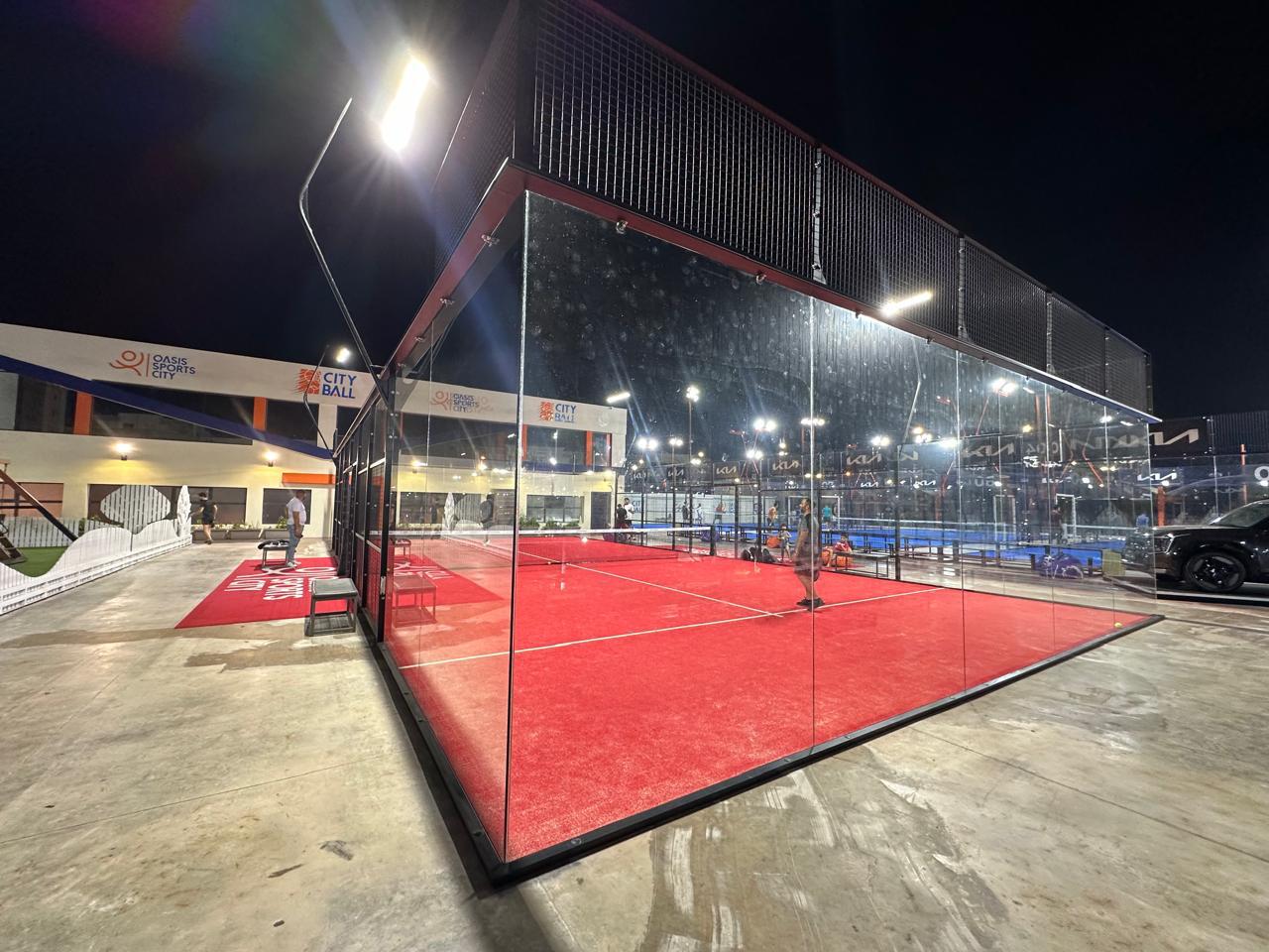 Maintenance d'un terrain de padel