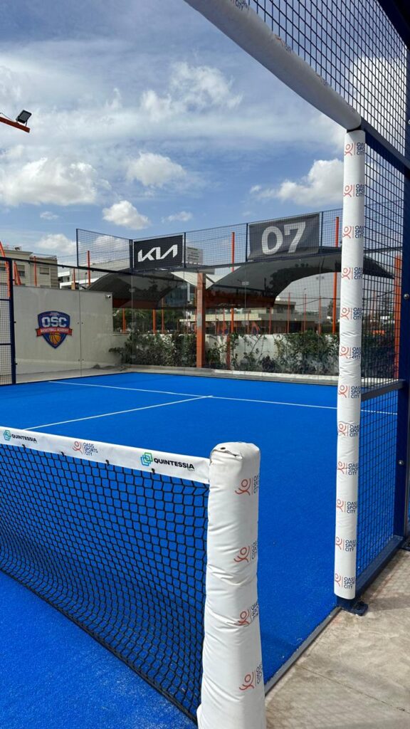 Maintenance d'un terrain de padel 