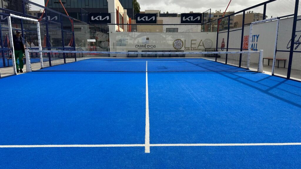 Maintenance d'un terrain de padel 