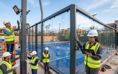 Contrôle technique et normes terrain de padel au Maroc