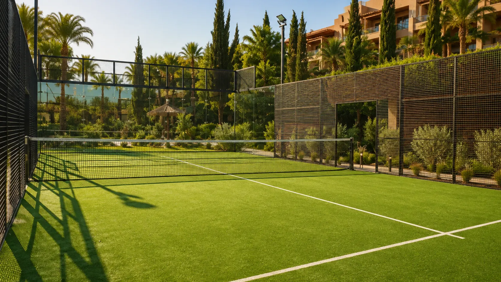 terrain de padel pour hôtels au Maroc