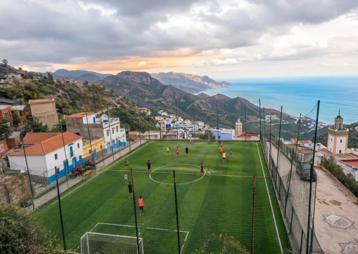 Financement d'un terrain de football au Maroc