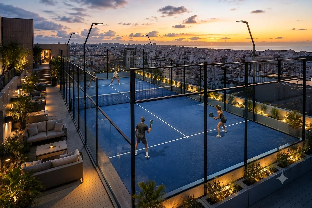 Nombre de terrains de padel à construire