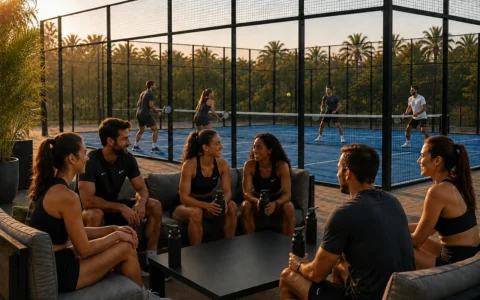 Team building padel en entreprise au Maroc