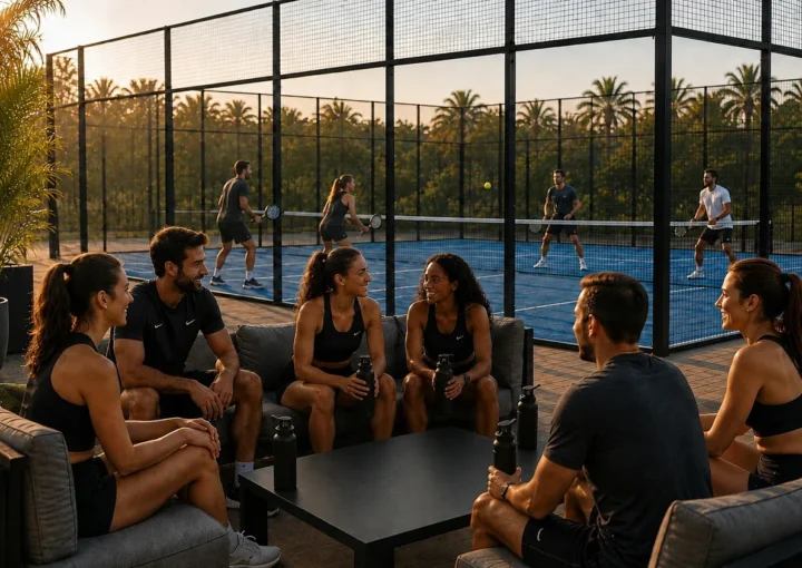 Team building padel en entreprise au Maroc