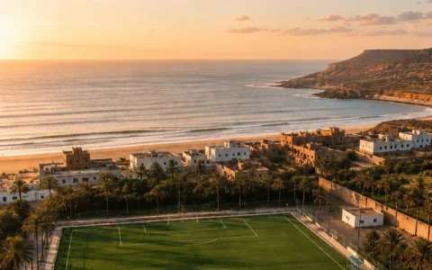 Terrain de football synthétique au Maroc
