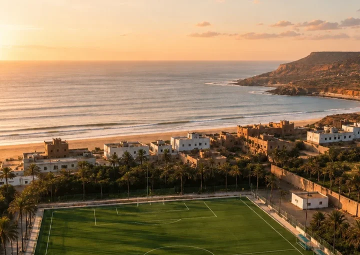 Terrain de football synthétique au Maroc