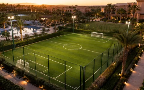 Terrain de football pour hôtel et resort au Maroc